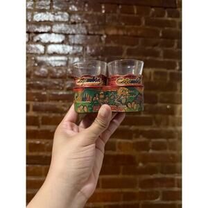 Colombia Pereira Set of 2 Shot Glasses with Sleeves